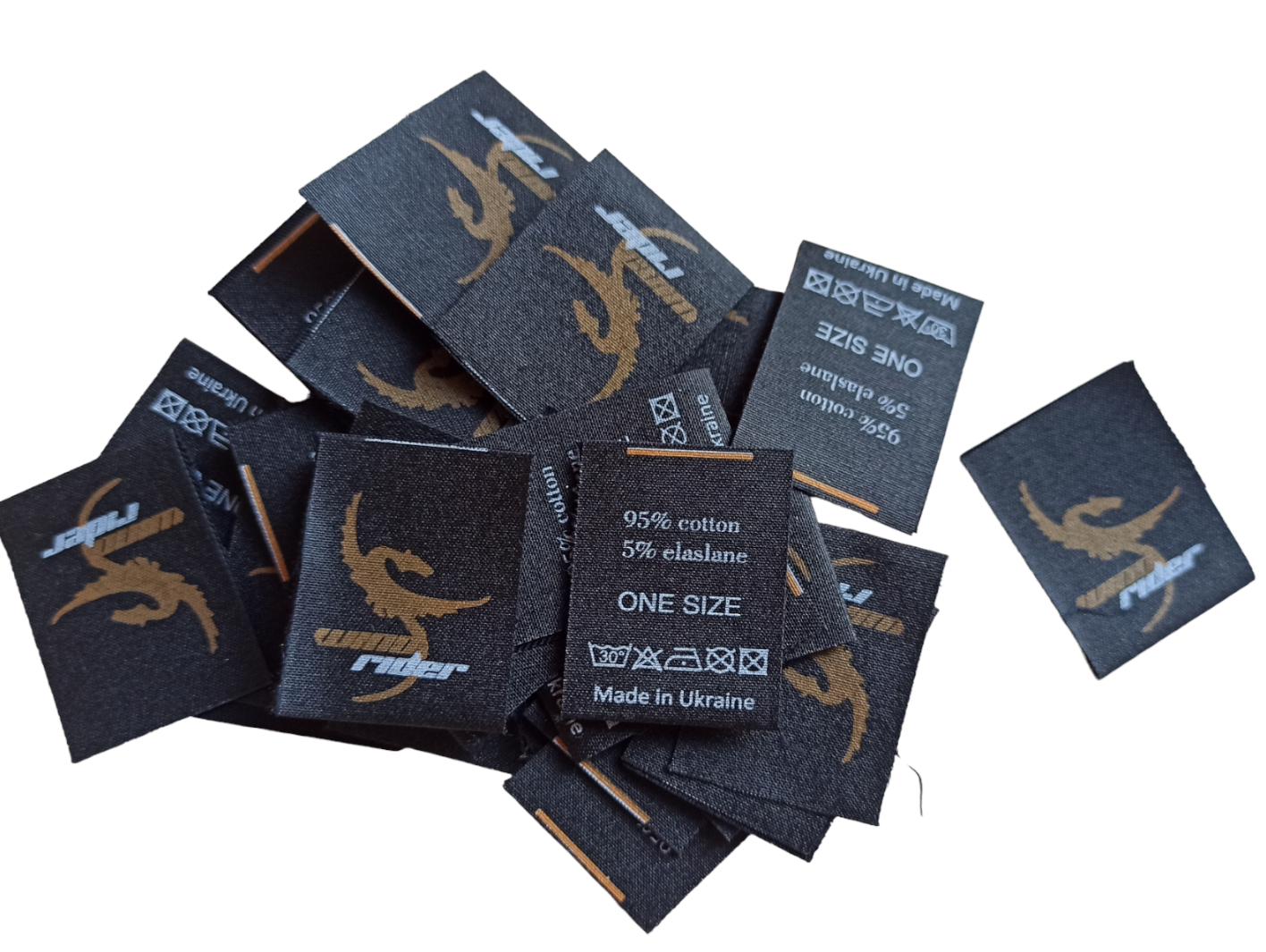 Herstellung von Baumwolletiketten